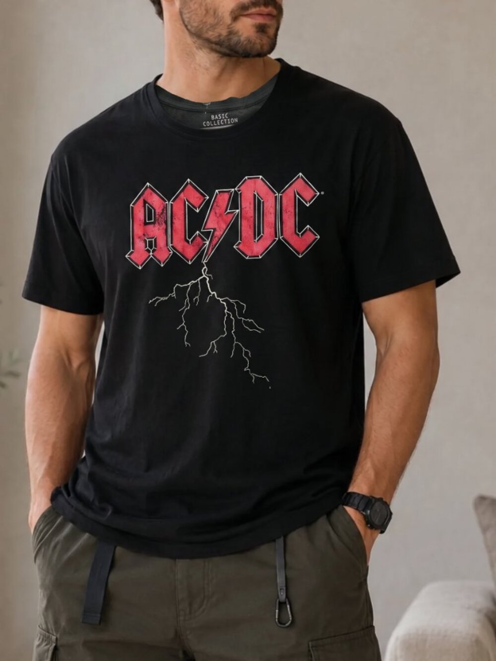 AC/DC Band TShirt-- (XL)